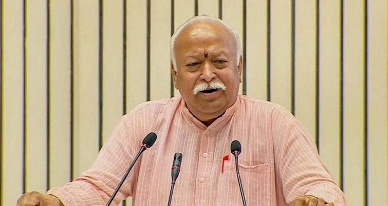 RSS chief Dr Mohan Bhagwat 