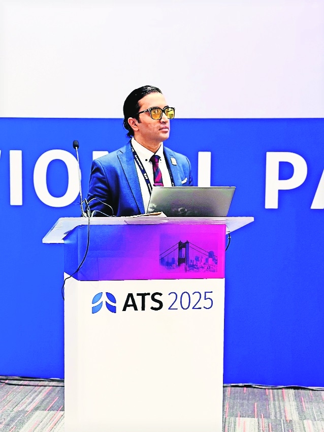 Dr Sameer Arbat presents two research papers at ATS 2025 USA