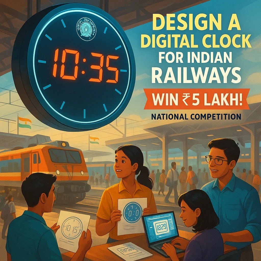 Design a digital clock for Indian Railways
