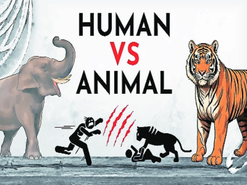 MAN-ANIMAL CONFLICT Forest Deptt 