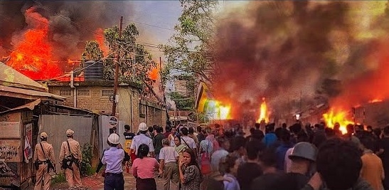 Protests over arrest of Arambai Tenggol leader