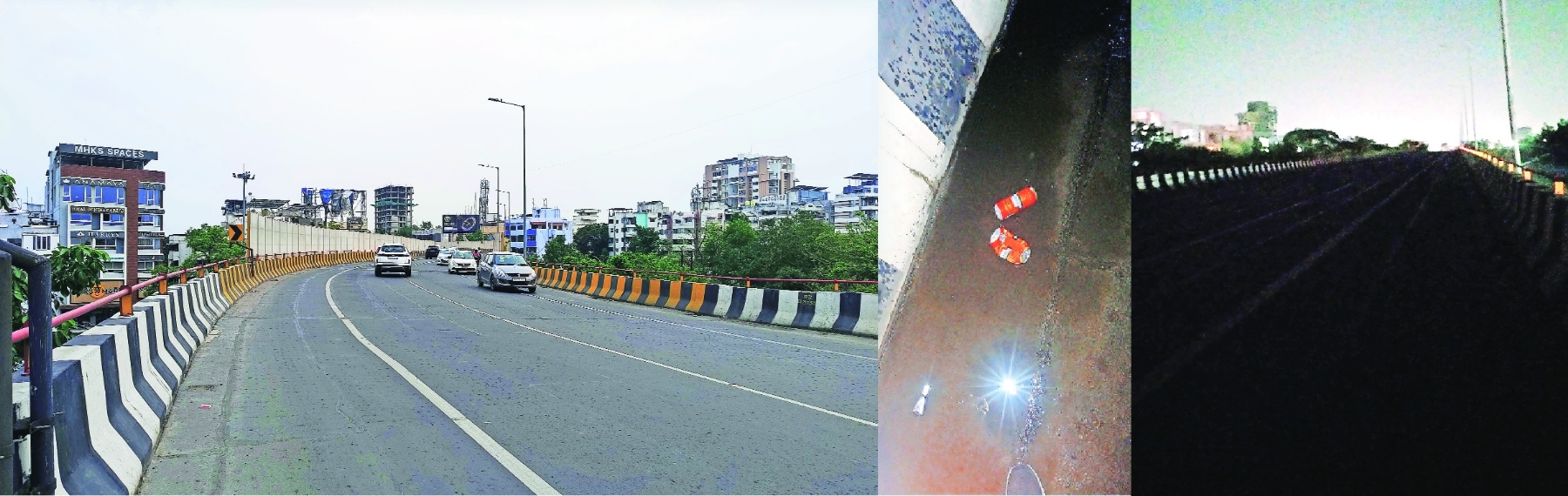 Beer cans dumped on Sadar fly-over