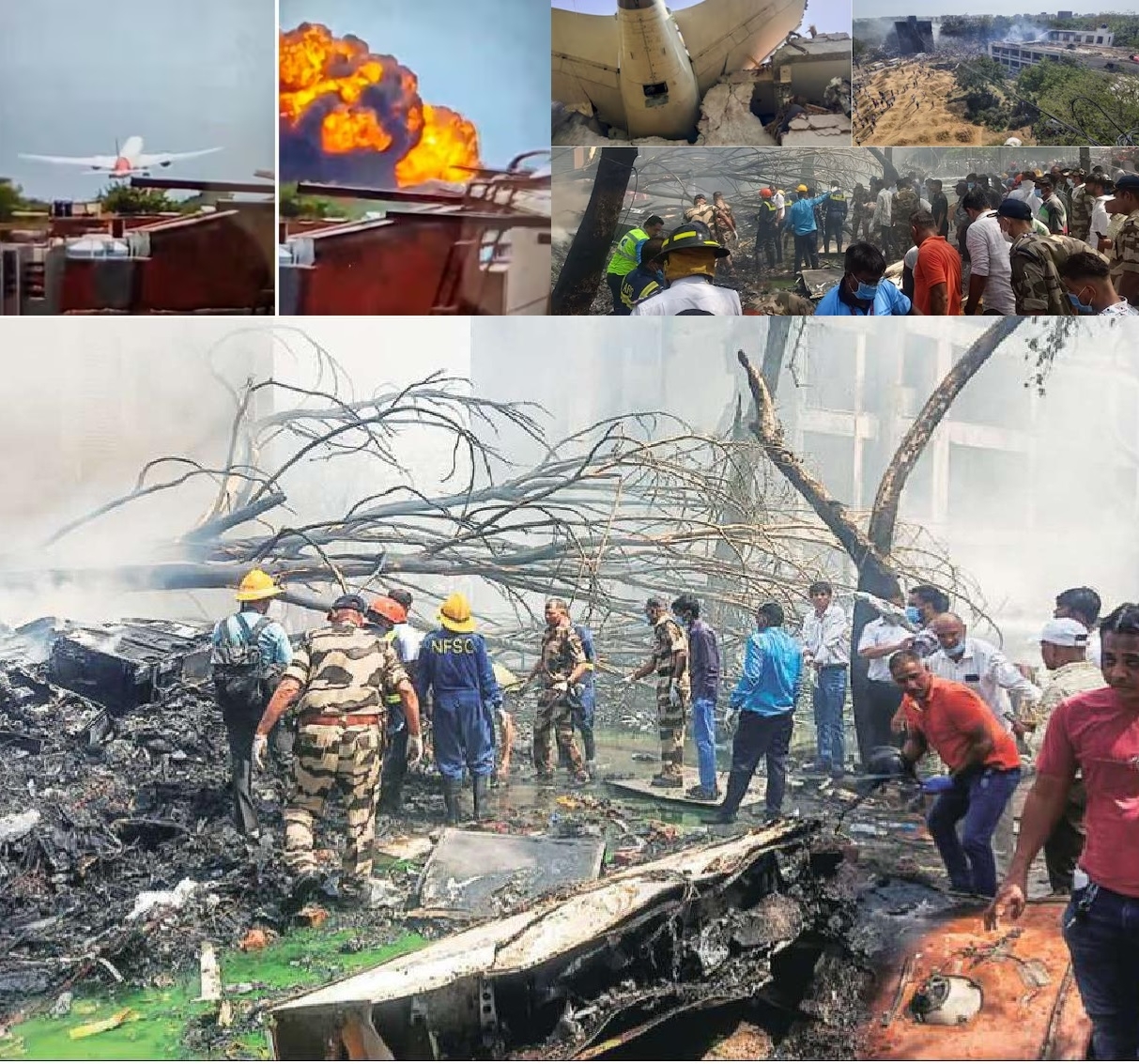 Over 200 feared dead in AI plane crash