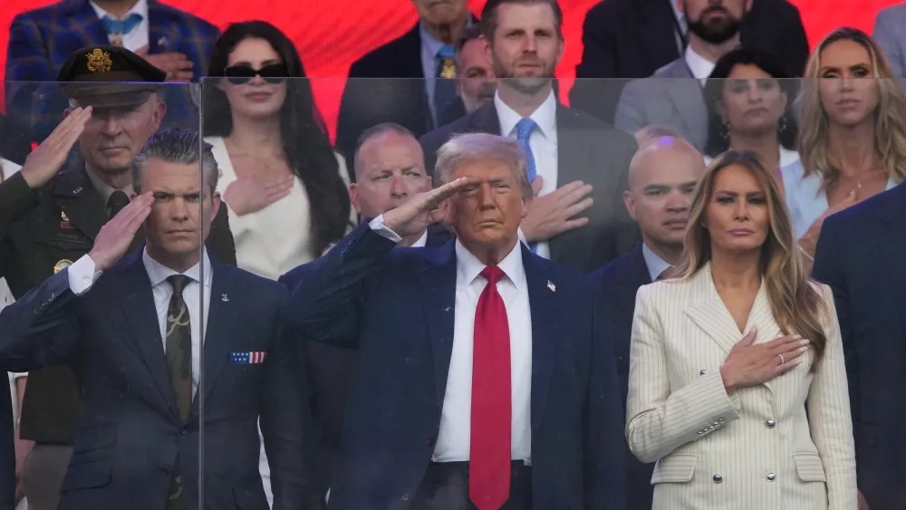 Mega military parade in DC on Trumps Bday