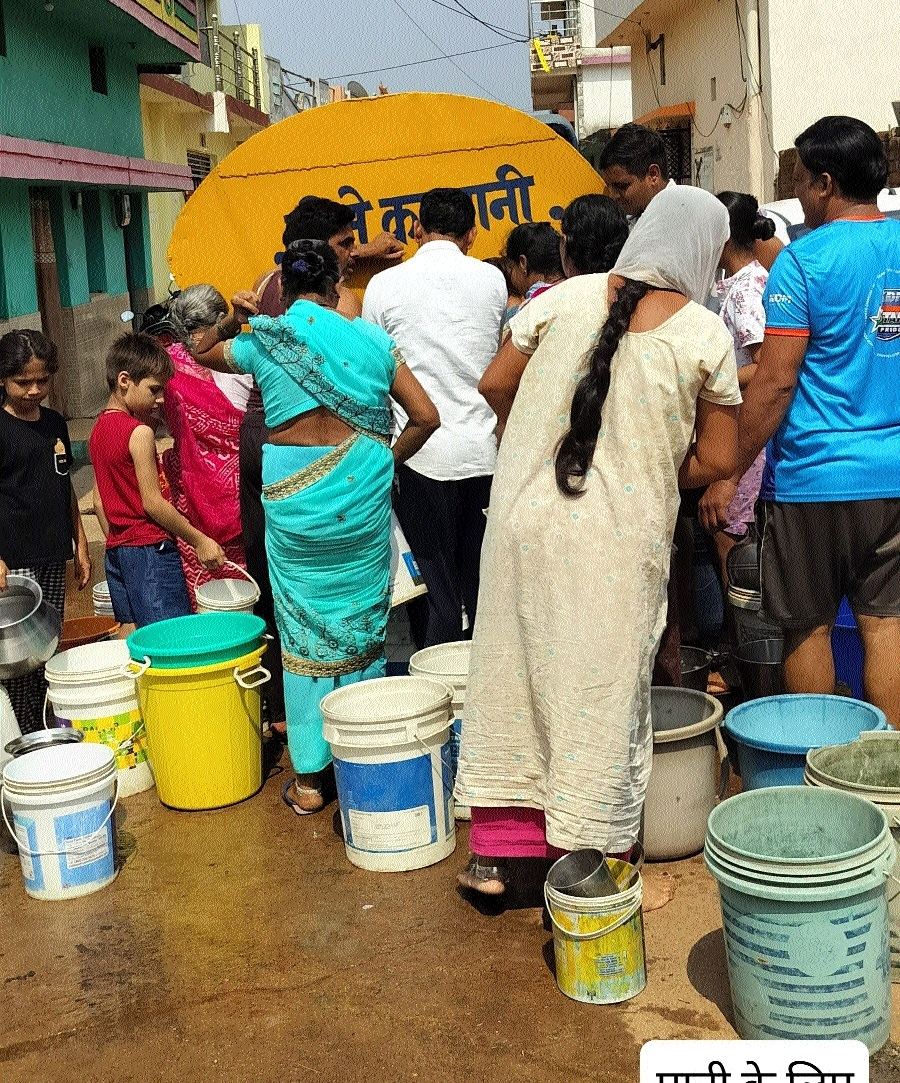 Residents struggling for water