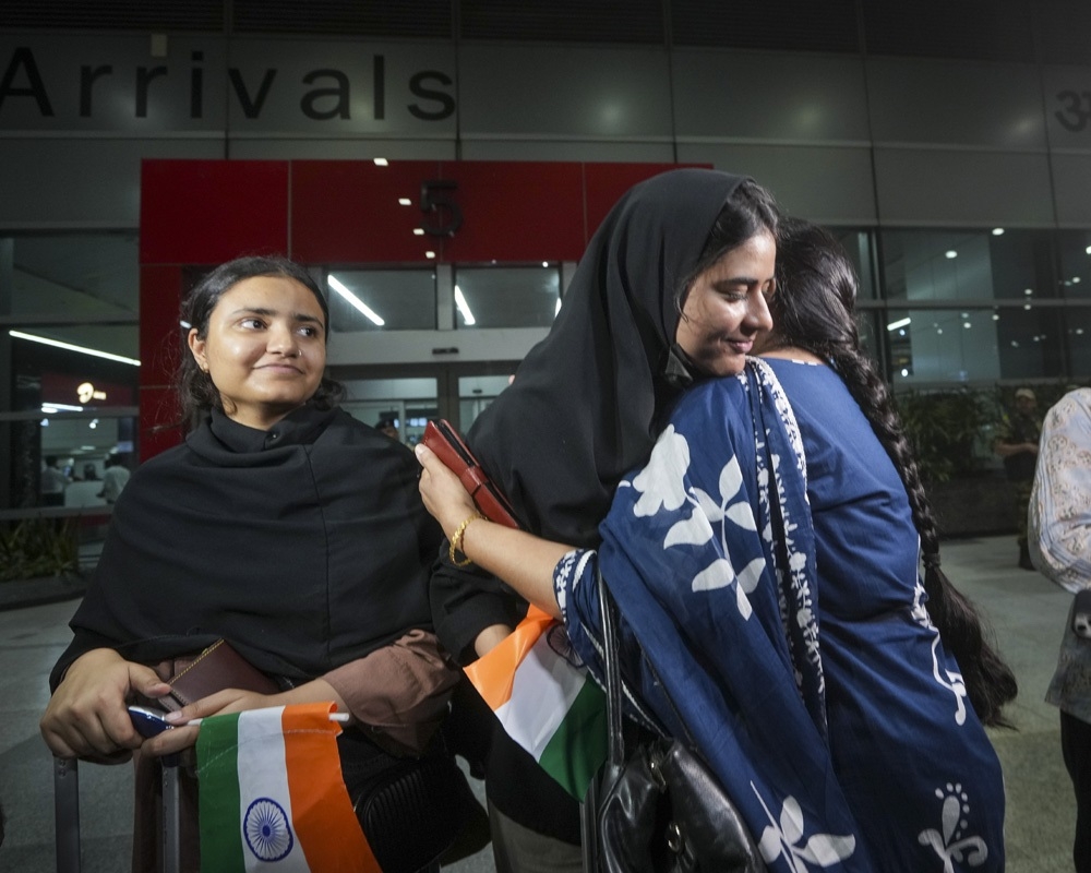 OPERATION SINDHU 110 Indian students return from war-torn Iran