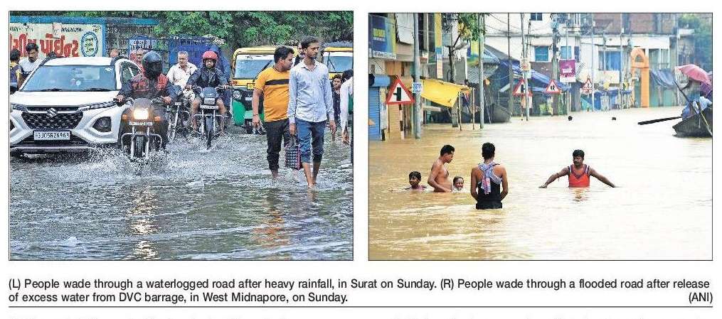3 killed in Rajasthan 1 missing in Odisha due to heavy rains