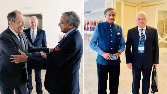 Tharoor meets Russian FM