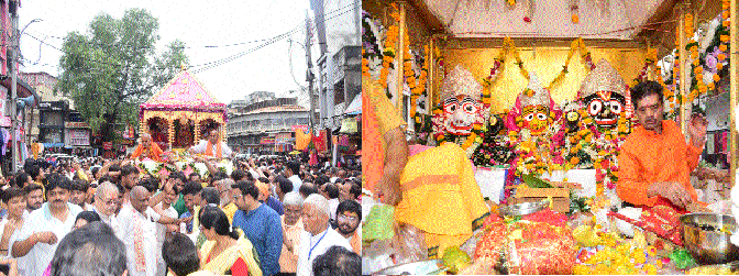 Devotees take out Rath Yatra