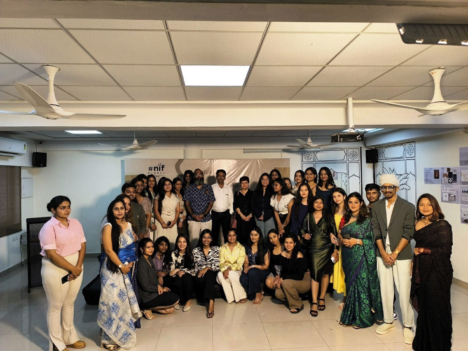 Management and students of NIF Global Raipur