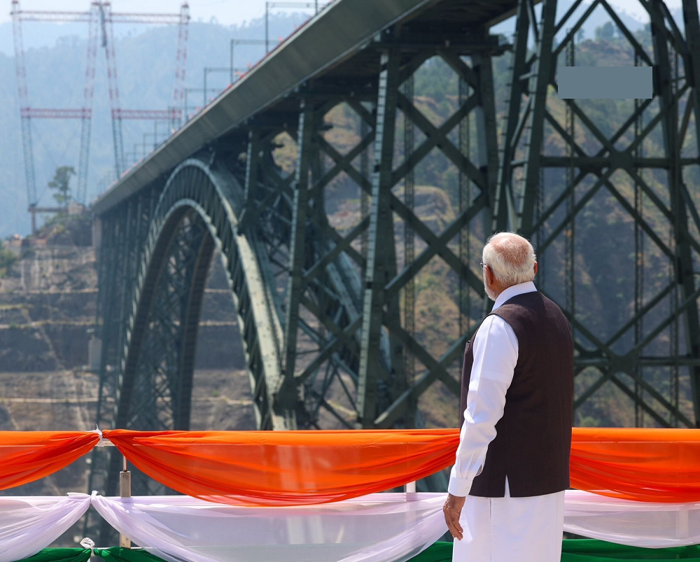 Air travellers vying to click Chenab bridge