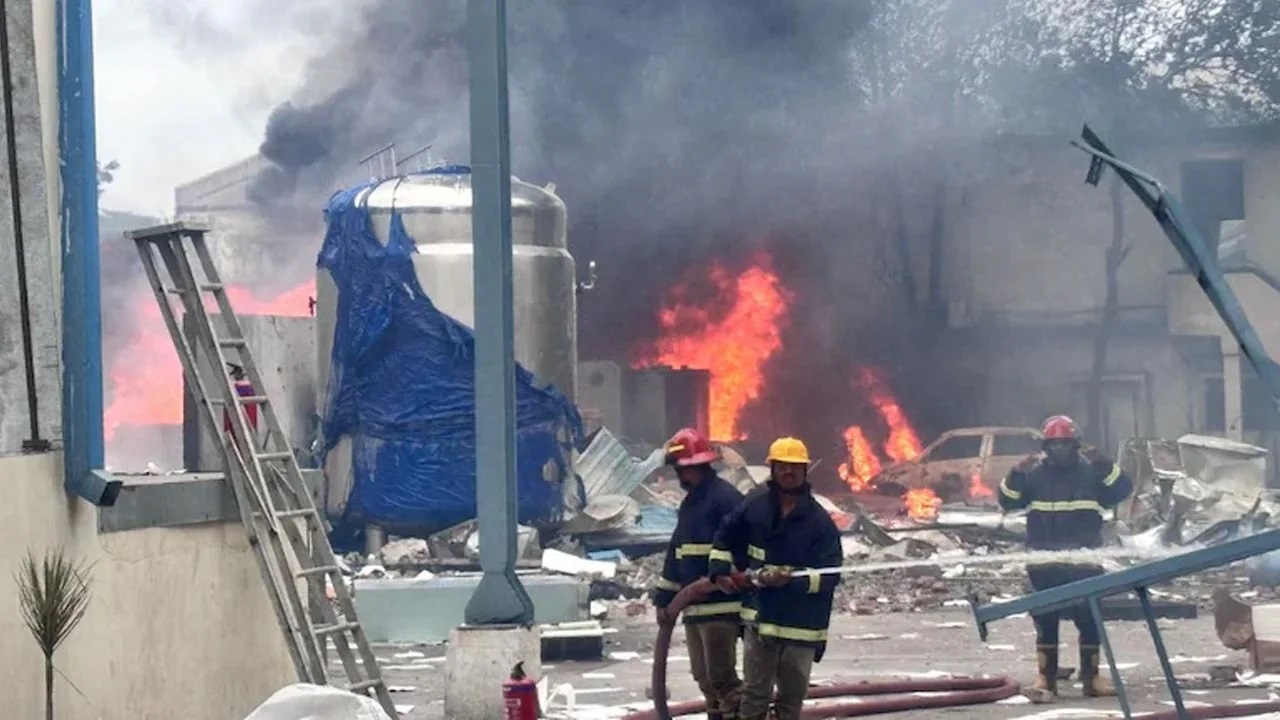 T’gana pharma plant explosion 13 people killed as many as 34 injured