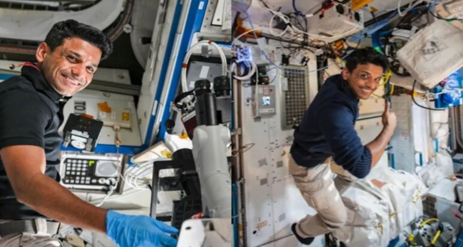 Shubhanshu turns farmer in space