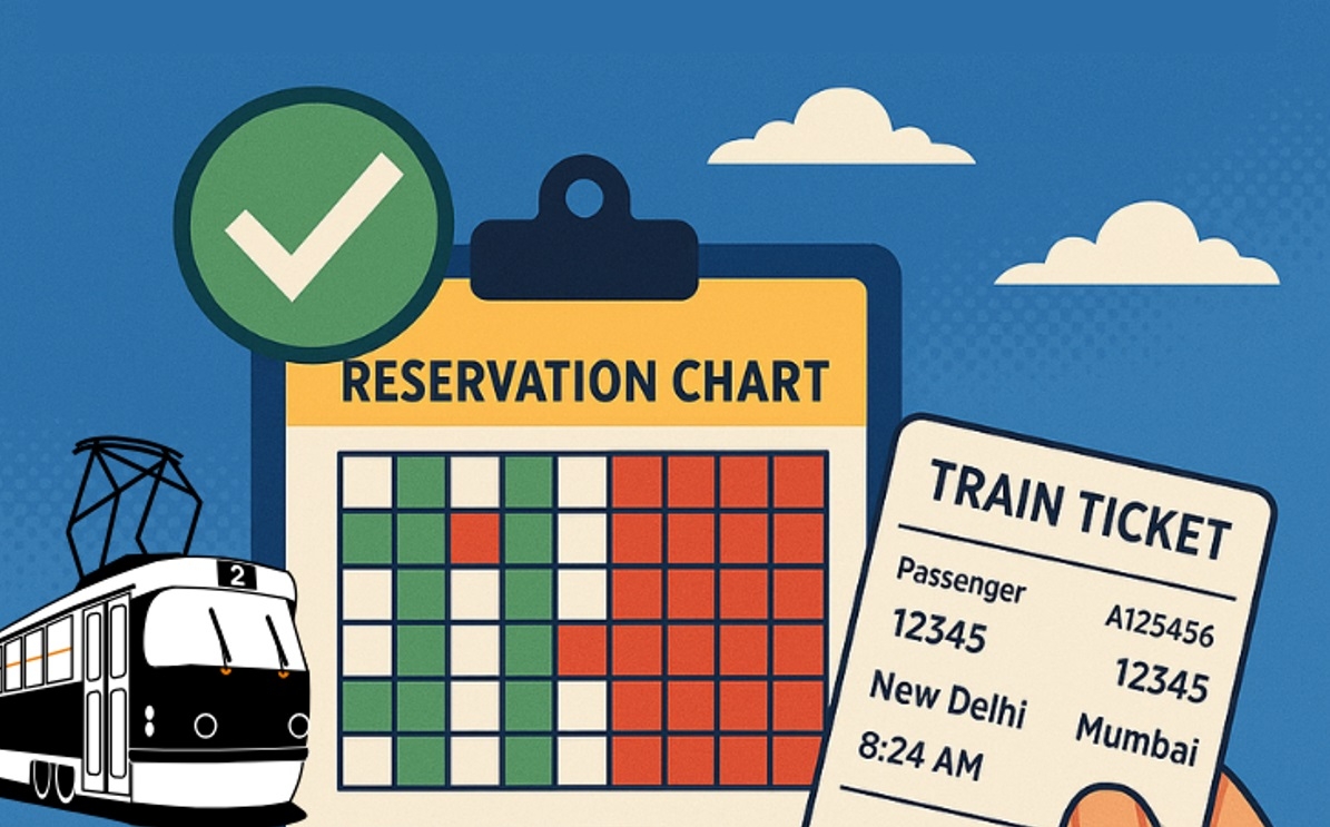First chart of train reservation