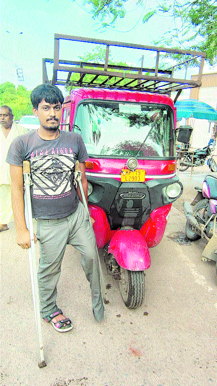 Vinay Pandey a rickshaw