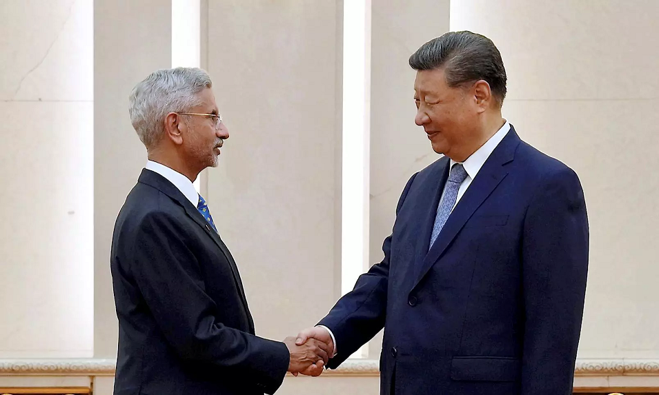 Jaishankar meets Xi discusses India-China ties