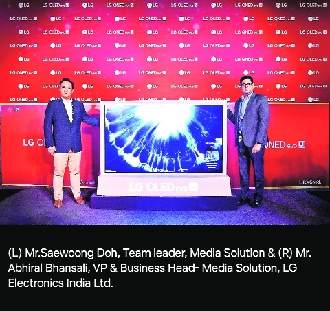 LG Electronics unveils TV line-up