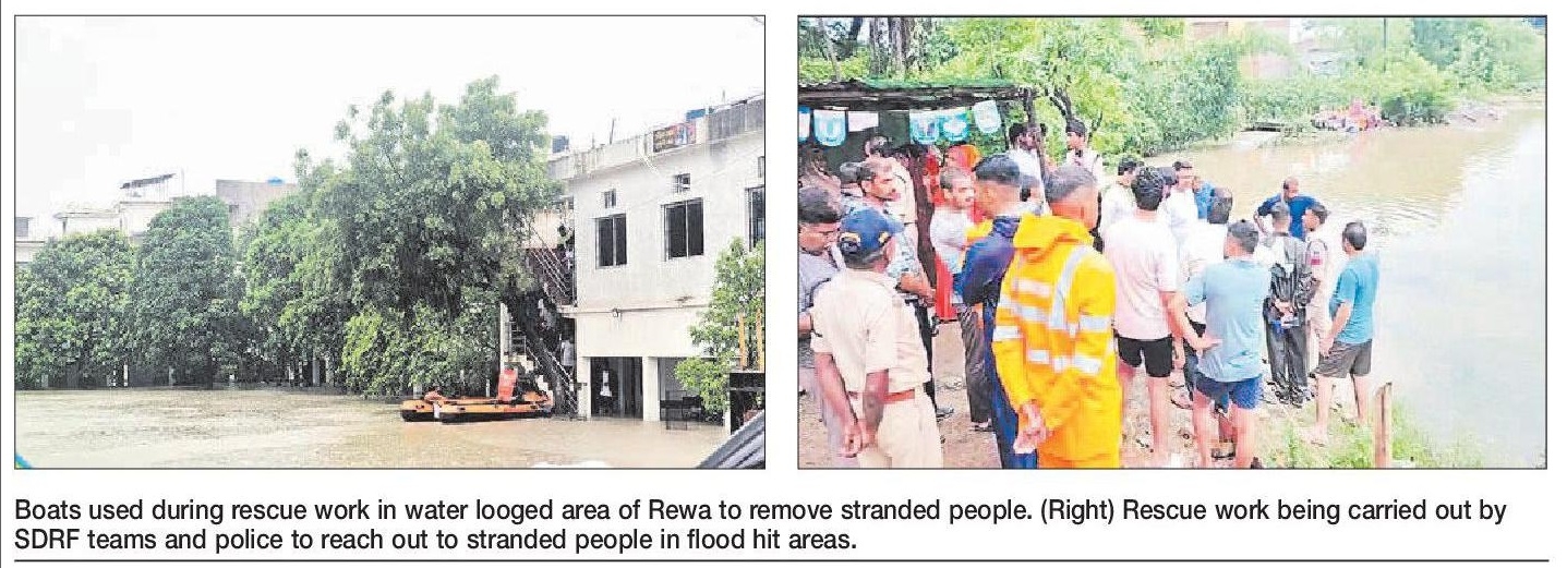 15 hrs of rain disrupts life in Rewa