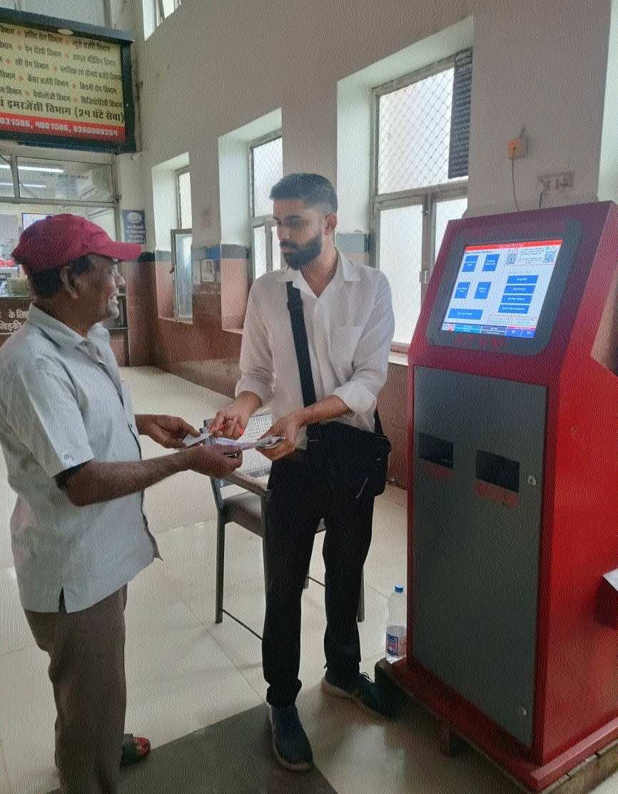ATVM installed at Jabalpur 