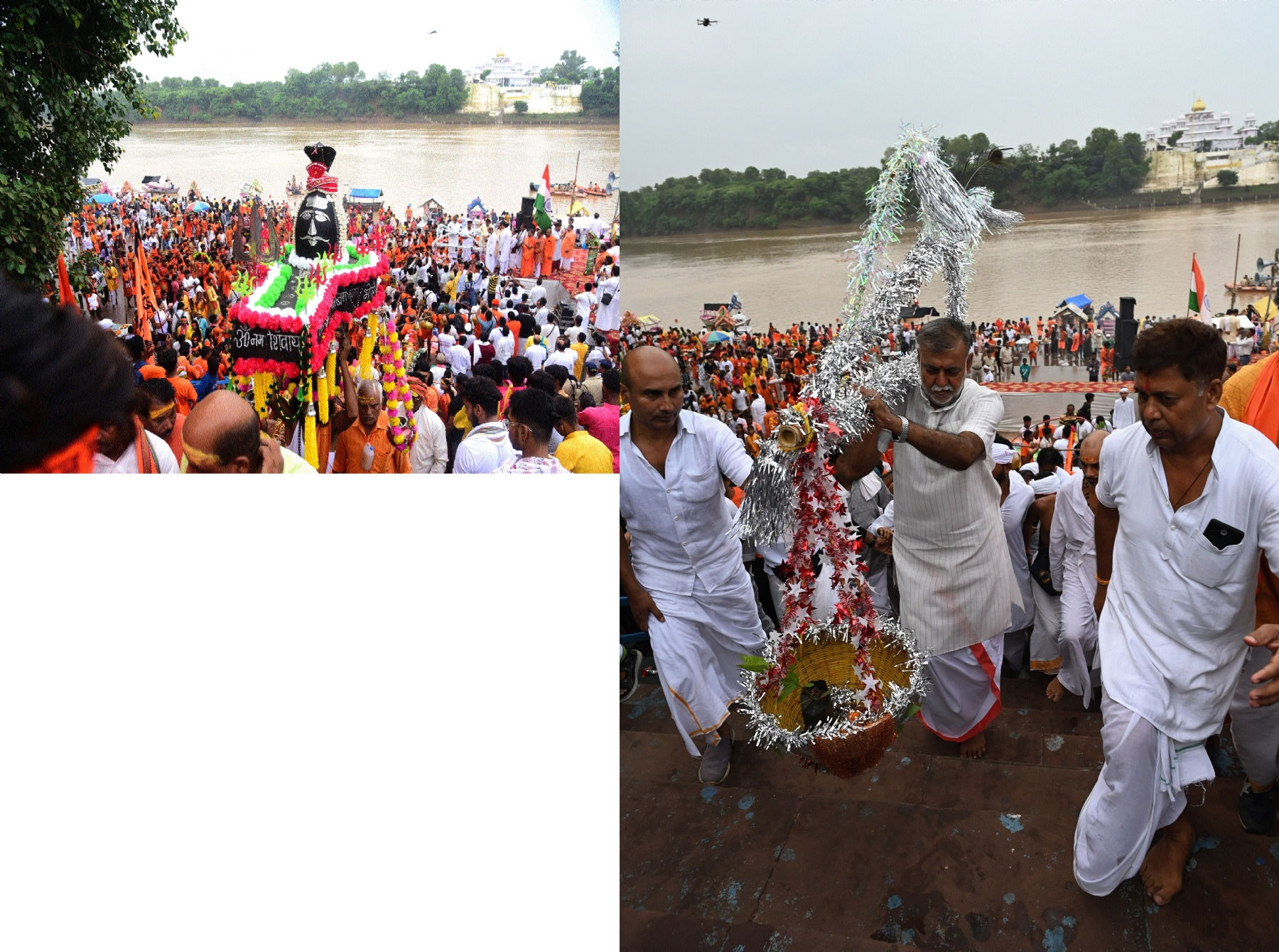 Sea of devotees in Kanwad Yatra