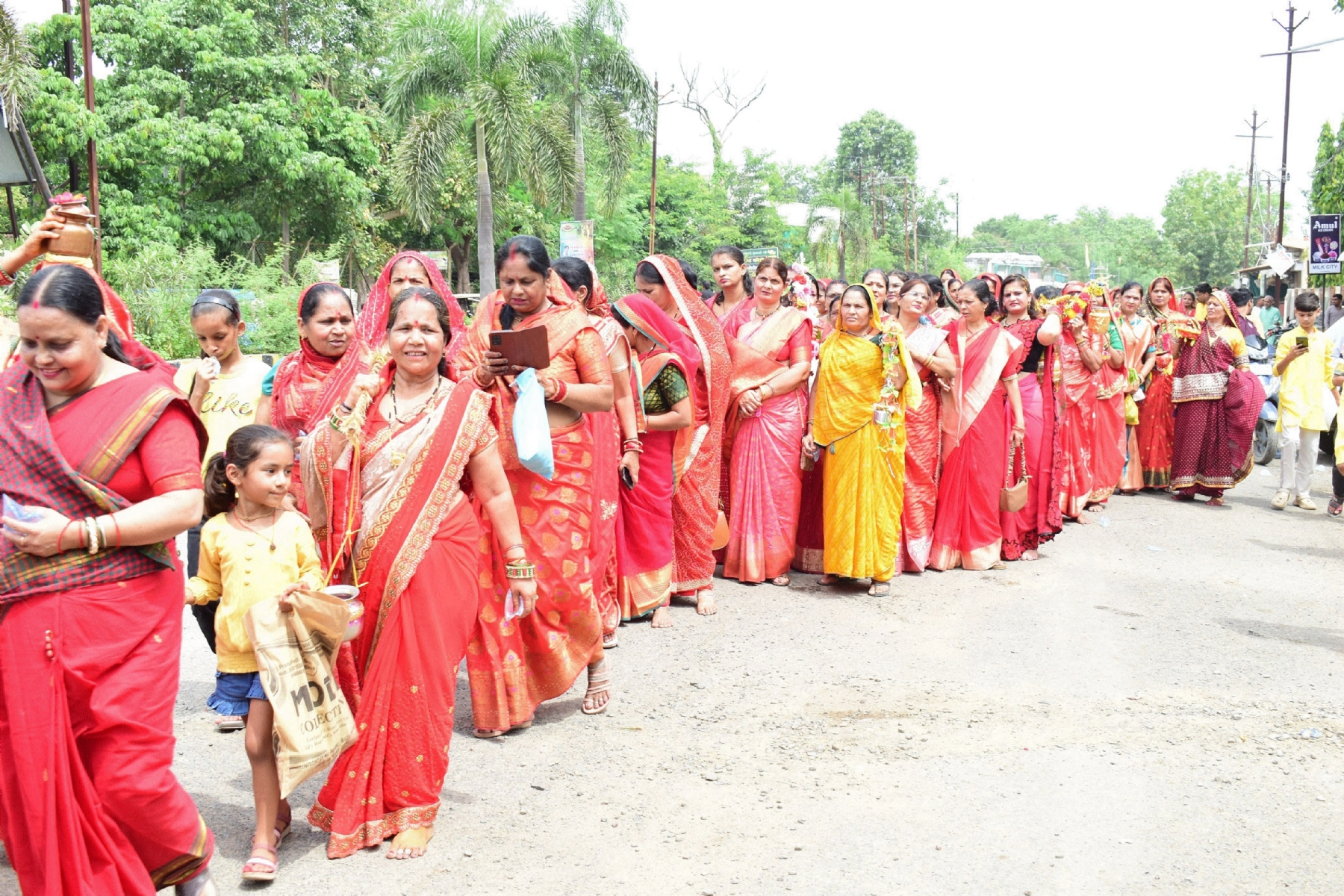 Kanwad Yatra at Damoh
