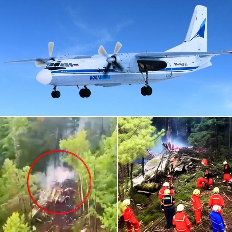 All 49 onboard killed in a Russian plane crash