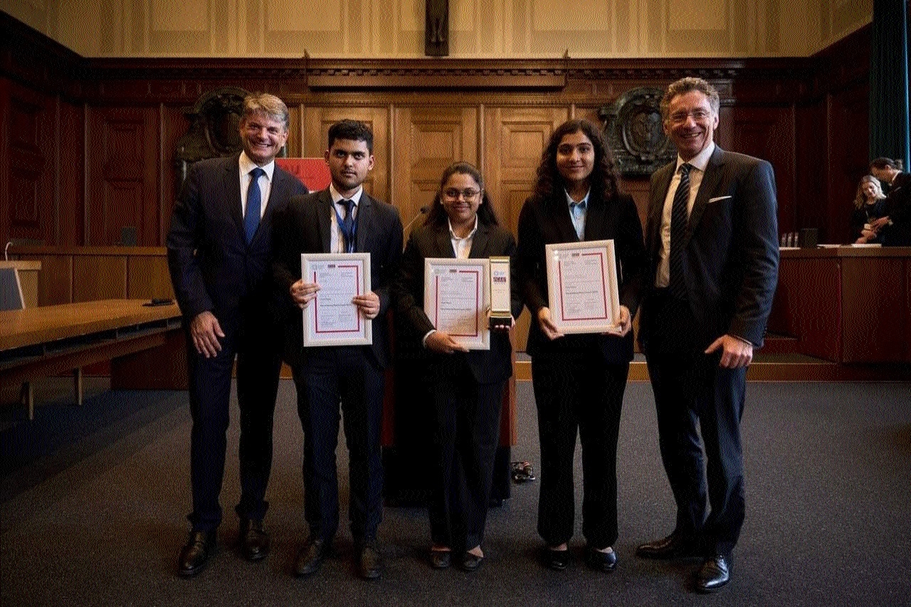 Students from Dharmashastra National Law University Jabalpur