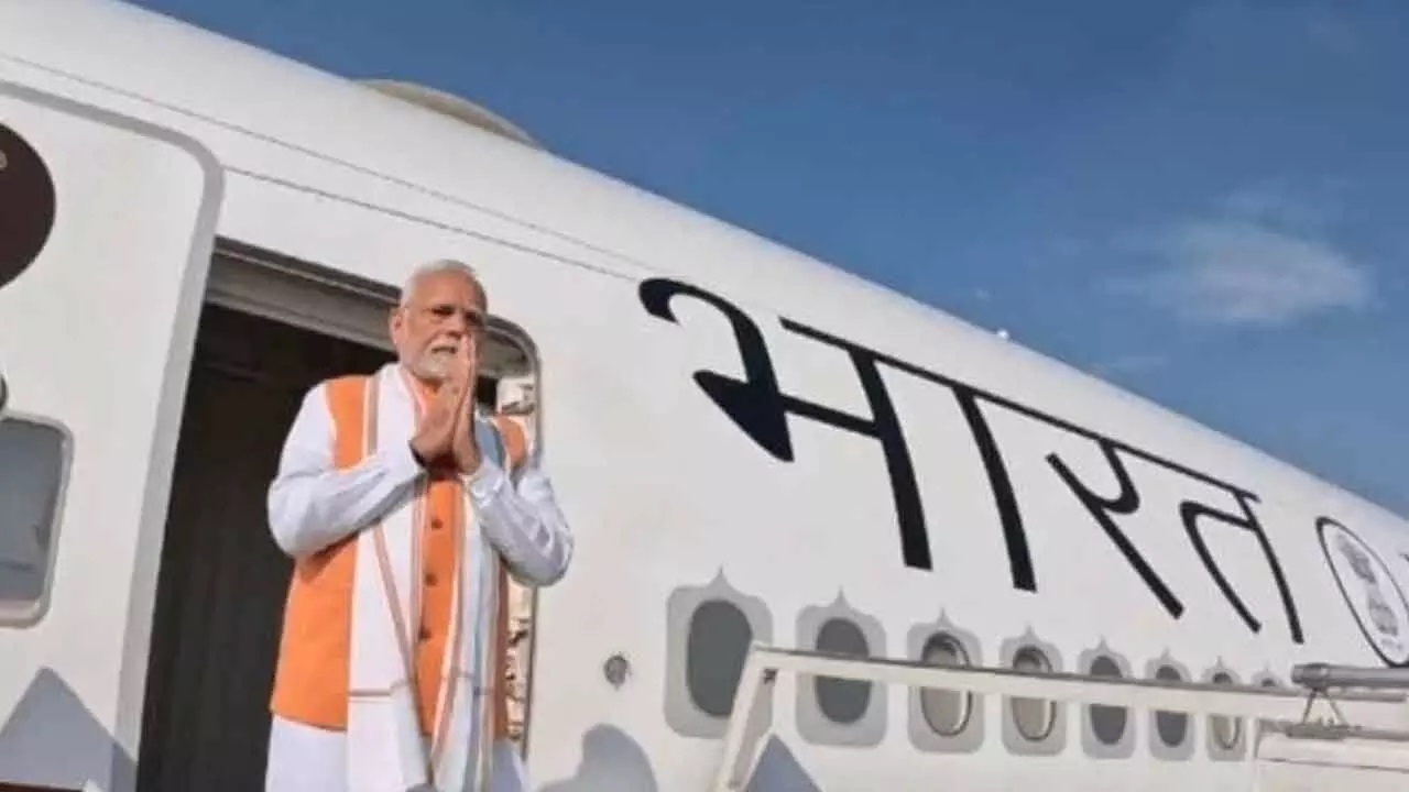 Modi arrives in Ghana for 5-nation visit