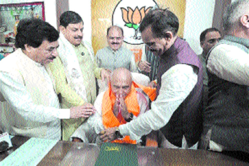 Newly-elected State BJP President Hemant Vijay Khandelwal 