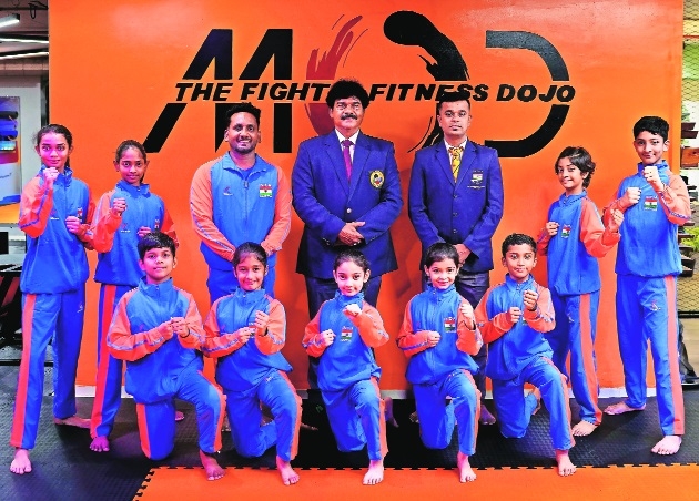 Nine city players for intl karate meet