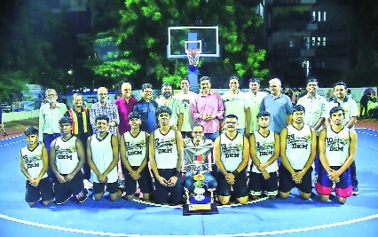 DKM boys lift Rajurkar memorial basketball title