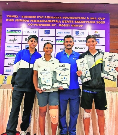 Rutva-Shourya wins mixed doubles crown