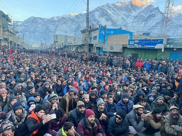Gilgit-Baltistan region protest 