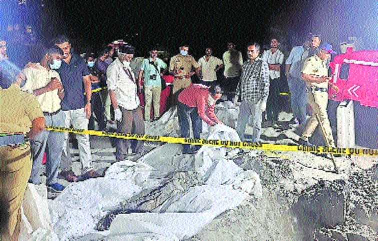 Dog leads police to womans skeleton buried in construction pit  