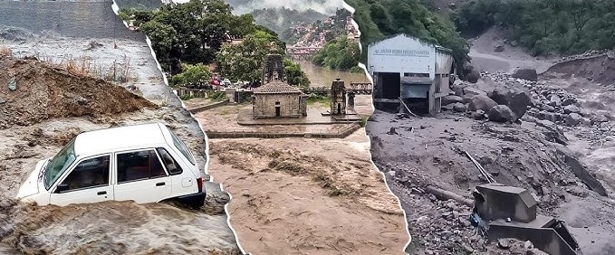 Flash floods landslides wreak havoc in HP