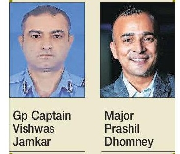 Gp Capt Jamkar Maj Dhomney 