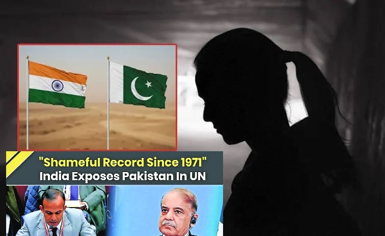 India slams Pakistan obn gross sexual violence against women