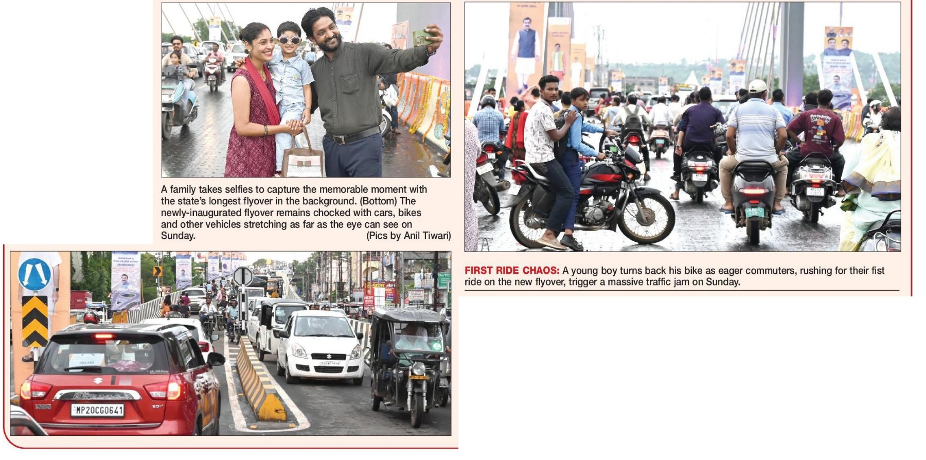 States longest flyover First day of zeal chaos