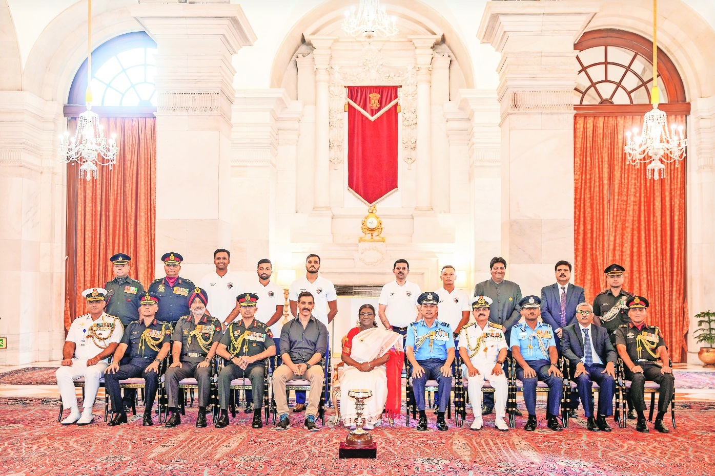 Meeting President Murmu at Rashtrapati Bhavan 