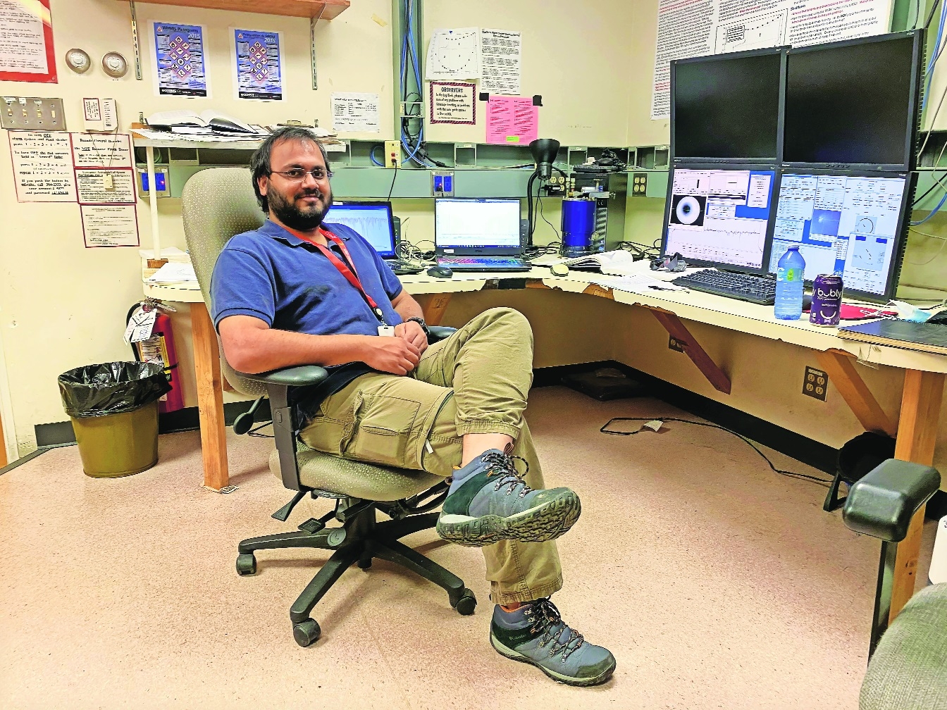 Astronomer Malhar Kendurkar from Nagpur 