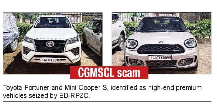 ED seizes freezes over Rs 40 