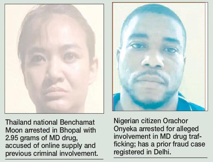 Nigerian man Thai woman arrested