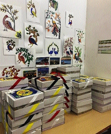 Tribal women of Tilai Kamta Gram 