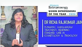 Dr Richa Rajkumar Jain gets prestigious award