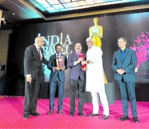 Union Minister Gajendra Singh Shekhawat presenting 