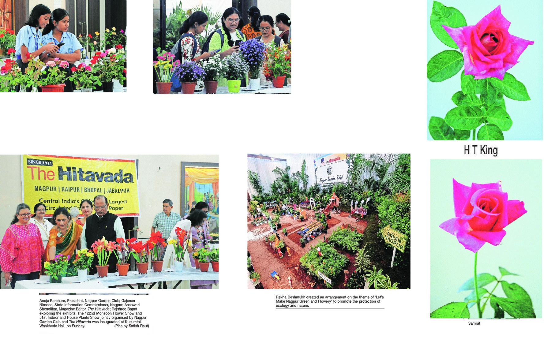 Monsoon Flower Show by The Hitavada Nagpur Garden Club enchants visitors