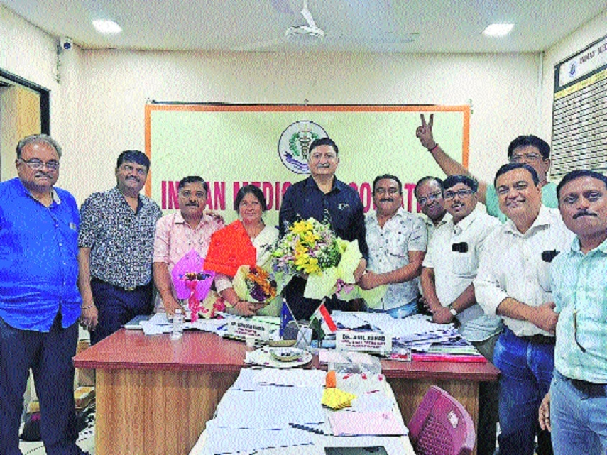 Dr Manjusha Giri with Dr Pramod Giri 