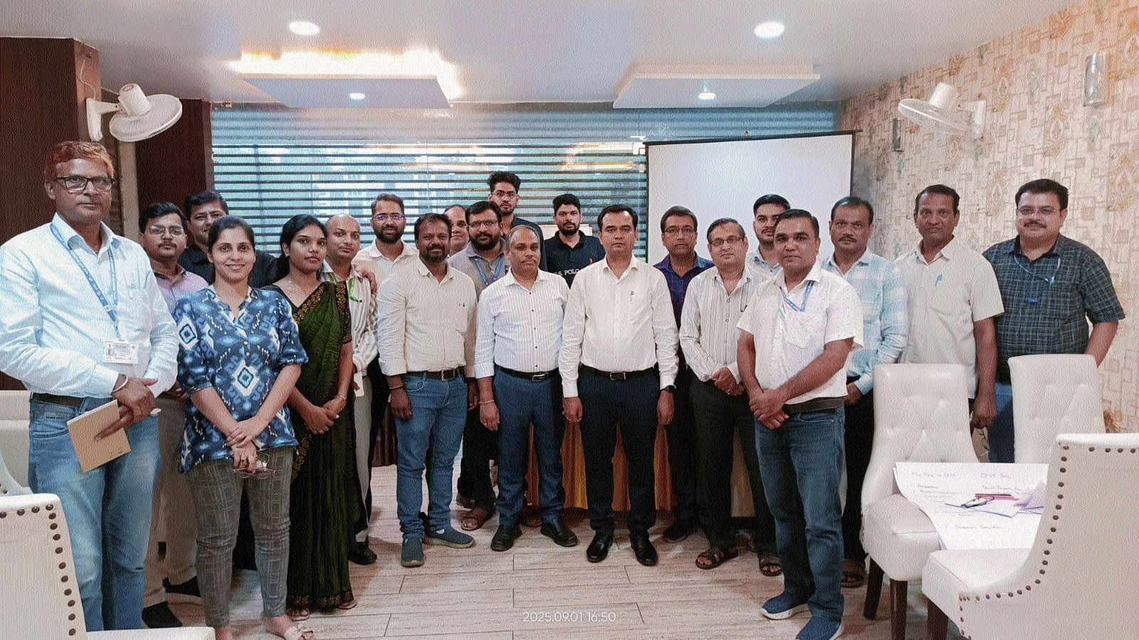 EPFO officers and employees seen with master trainers during National Karmayogi Public