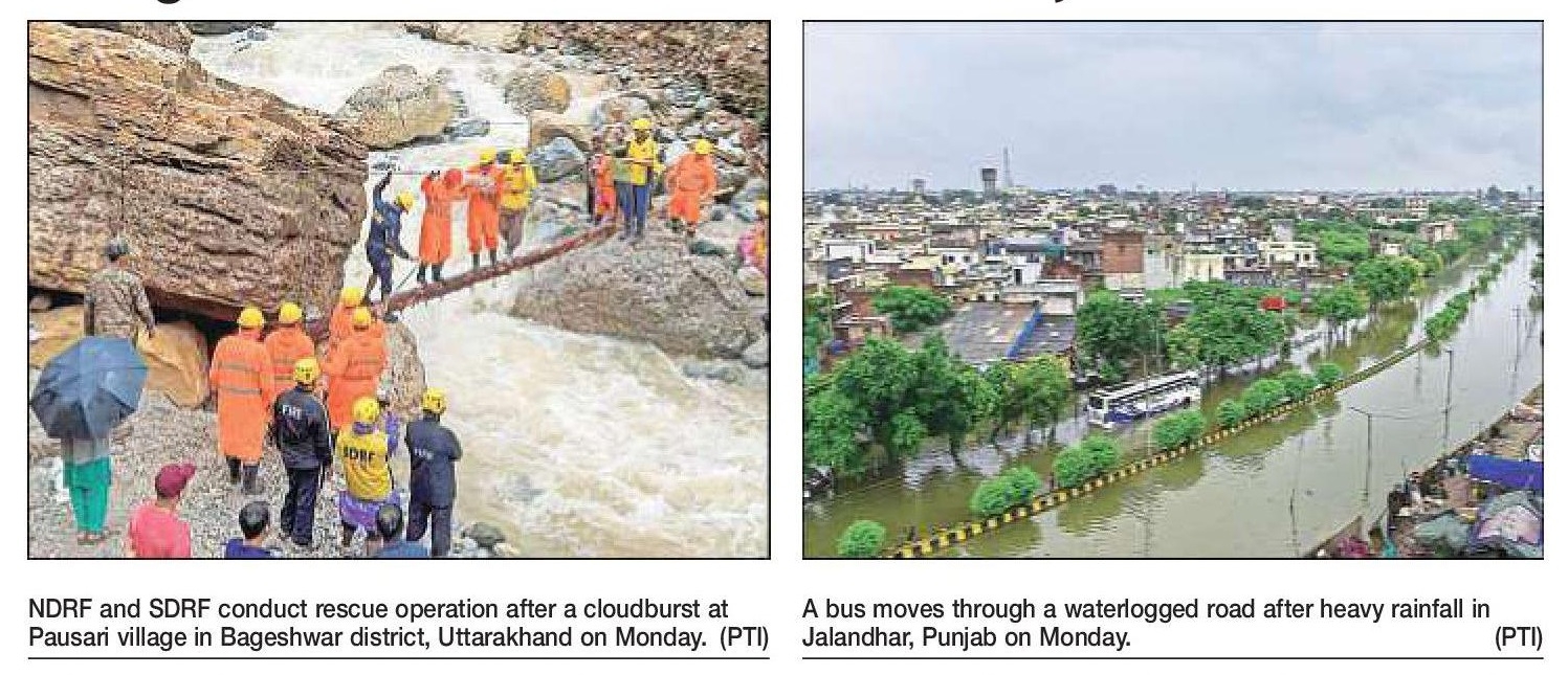  killed in Himachal Ukhand landslides