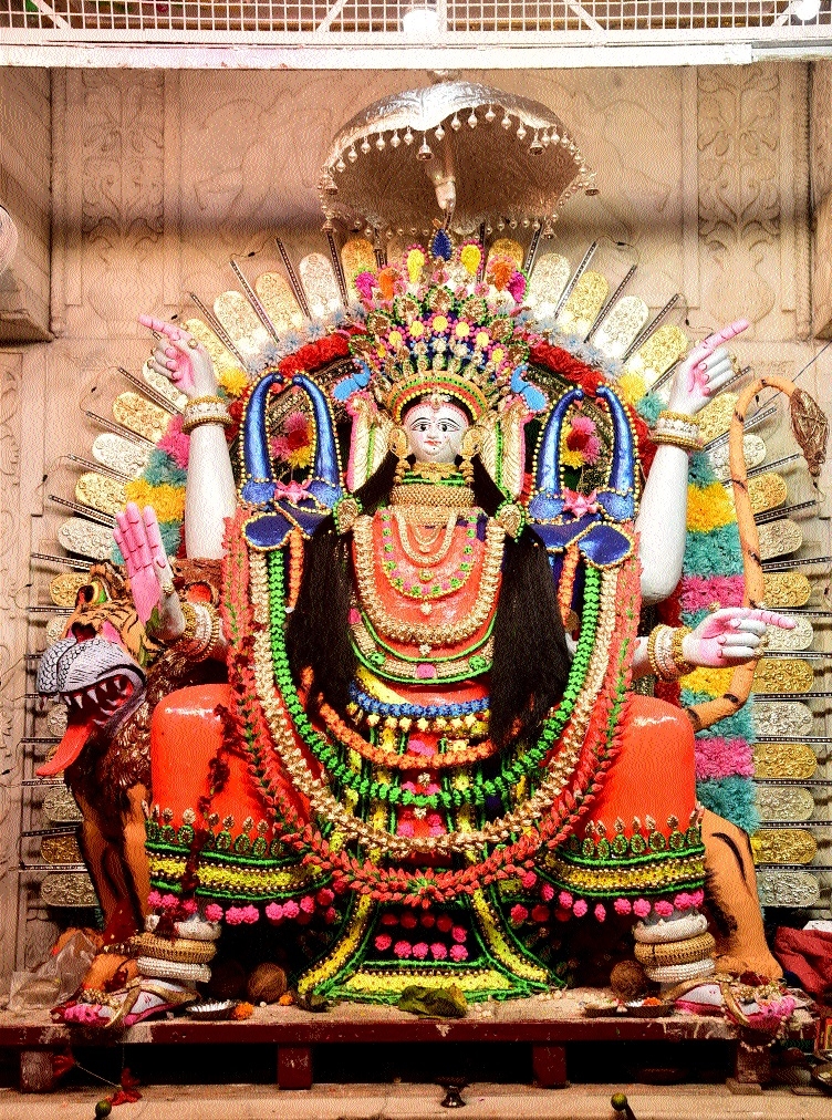 A unique idol of Maa Durga